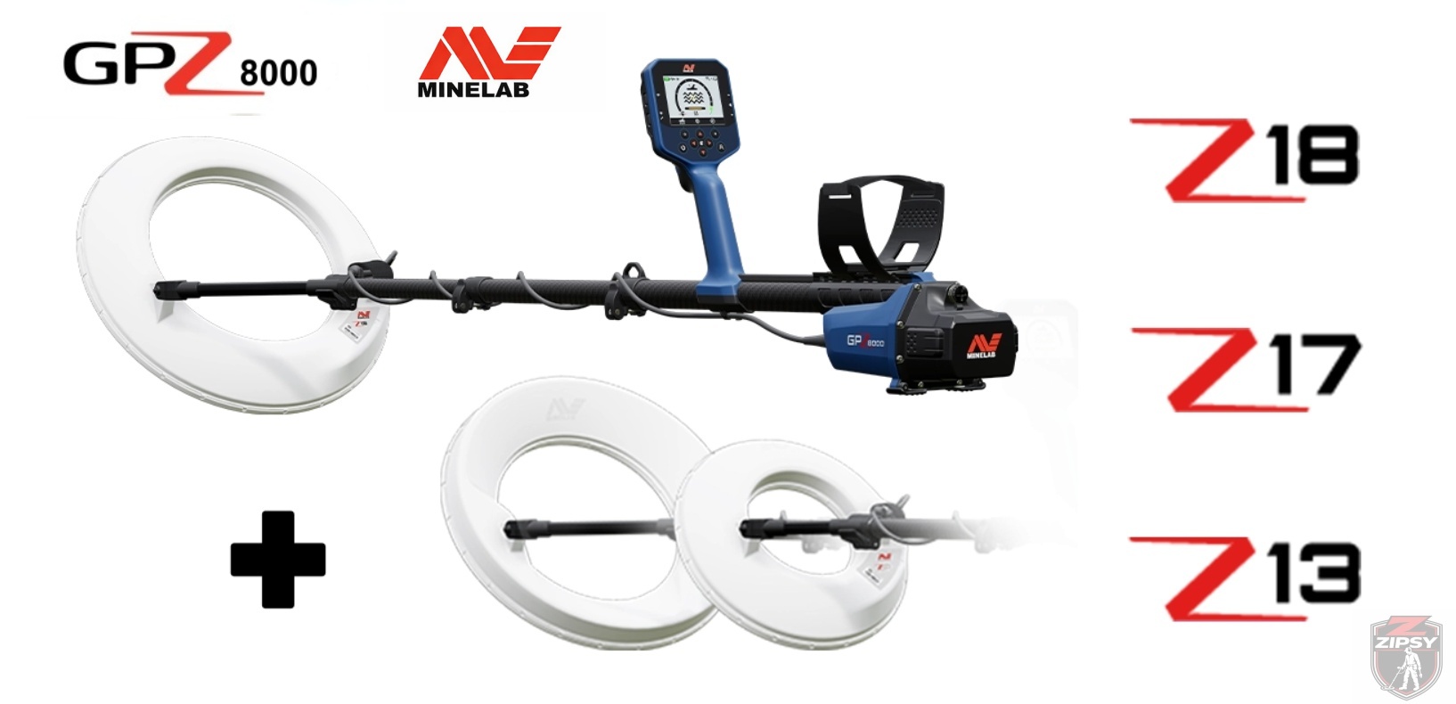 Minelab GPZ 8000 Three Coil Pack, nová jednička mezi detektory na zlato