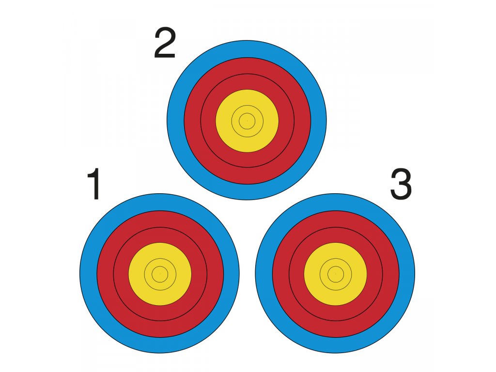 Terče papír, kurty, doplňky