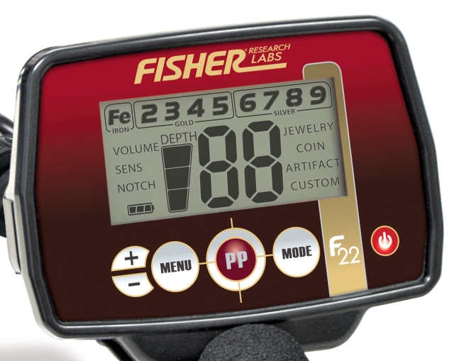 Detektor kovů Fisher F22