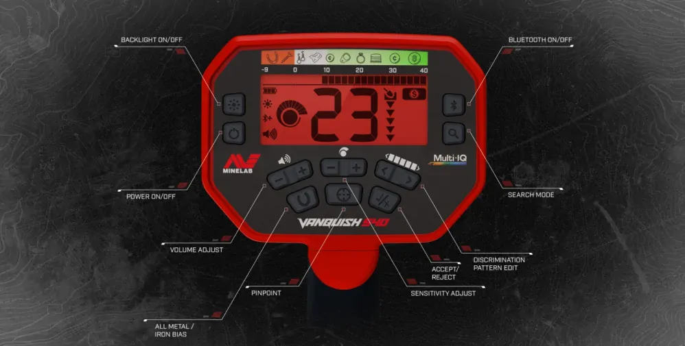 Detektor kovů Minelab Vanquish 540 Pro Pack