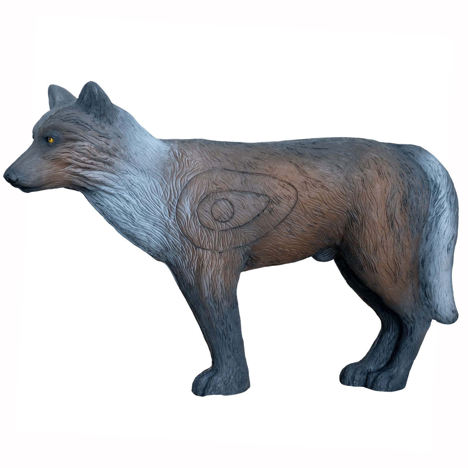 3D terč vlk šedý lesní, terč Leitold