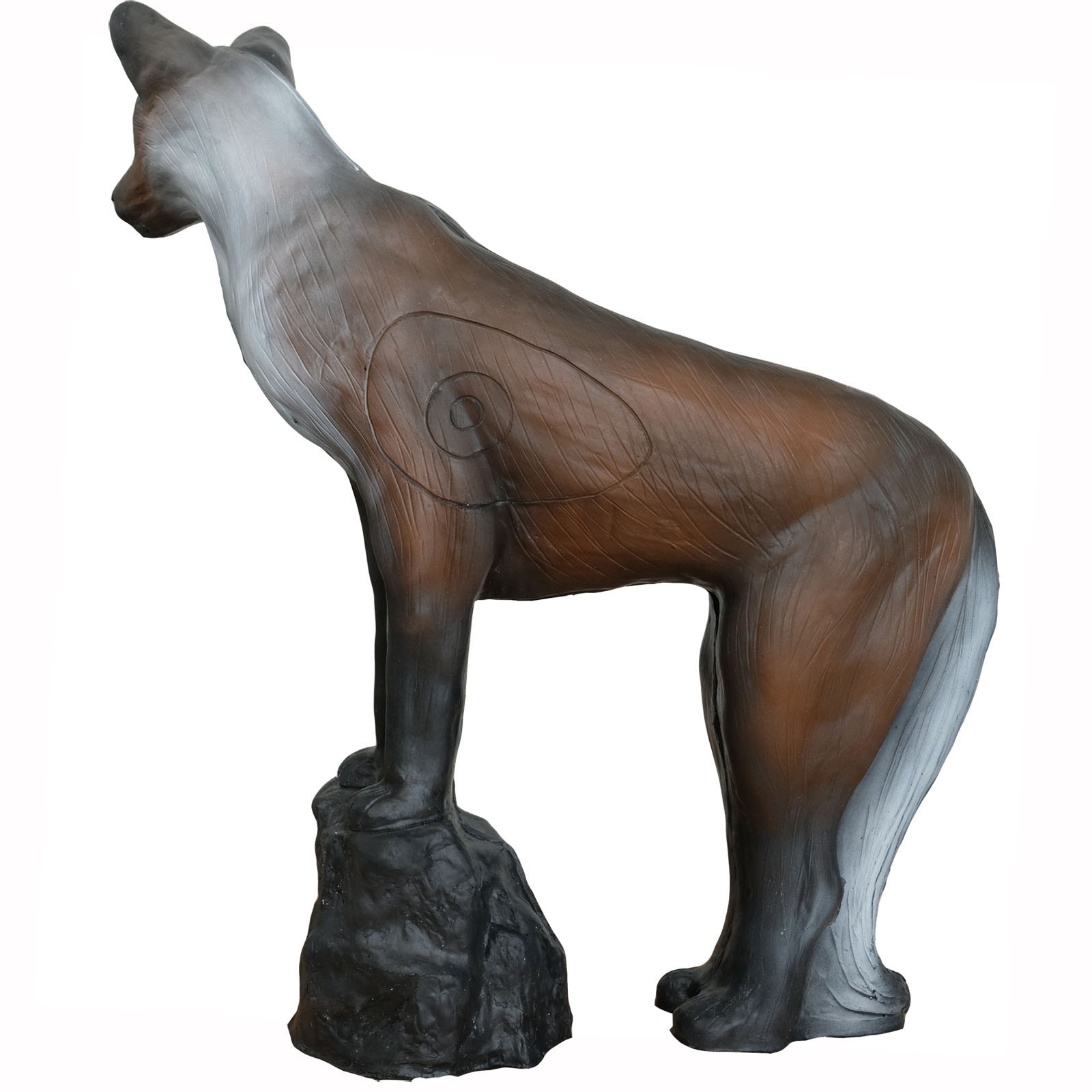 3D terč vlk, terč s podstavcem Leitold