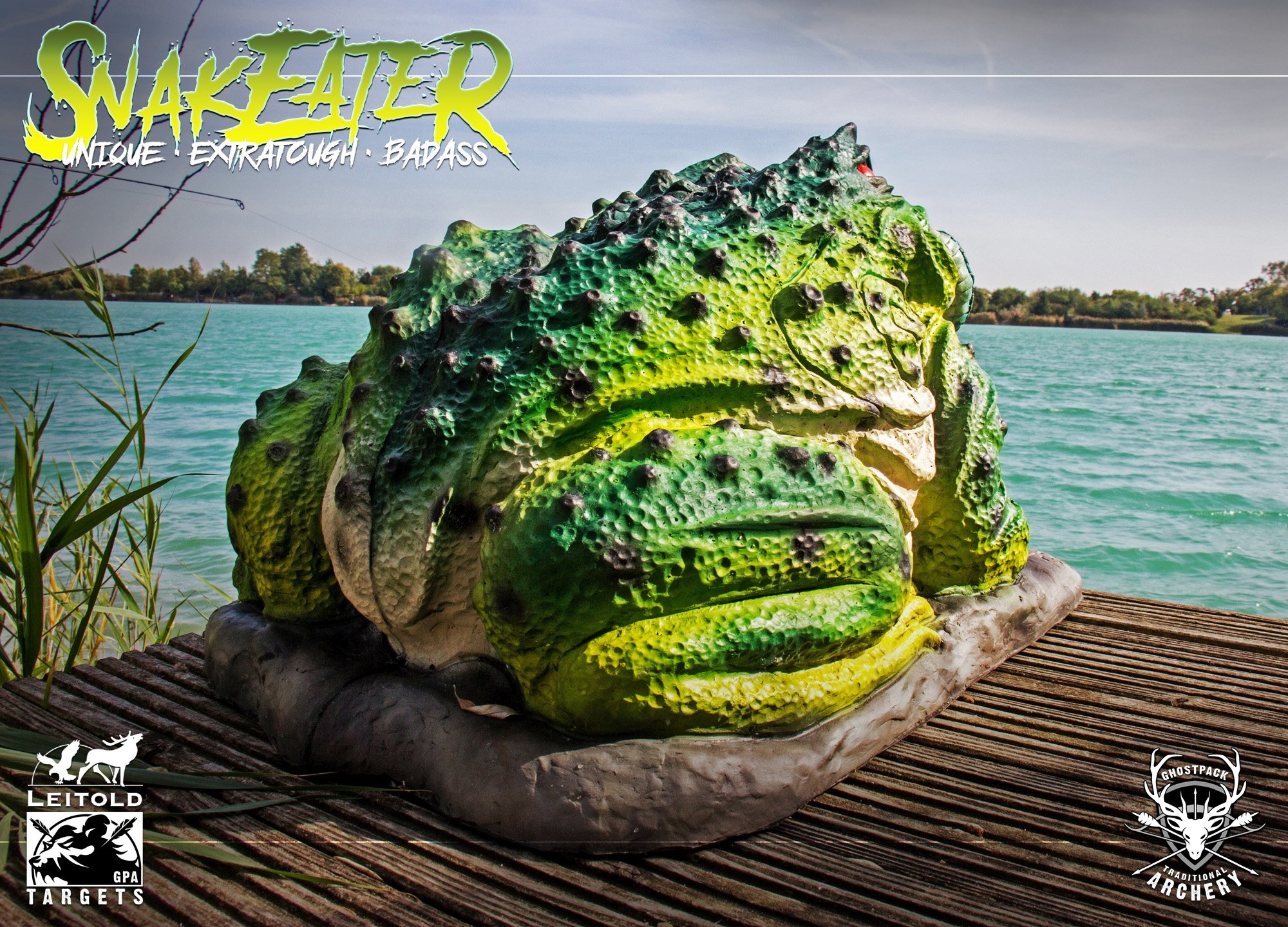 3D terč obří ropucha, terč žába Leitold