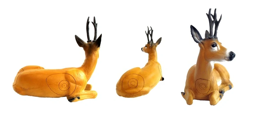 3D terč ležící srnec, terč SRT