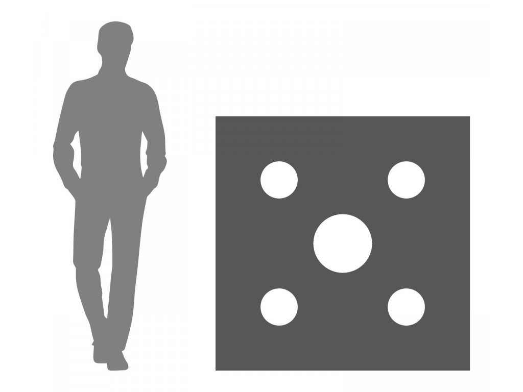 YATE Sandwich Profi terčovnice, 130 x 130 x 21 cm + 4 x INS SAND 19 + 1 x INS SAND 30