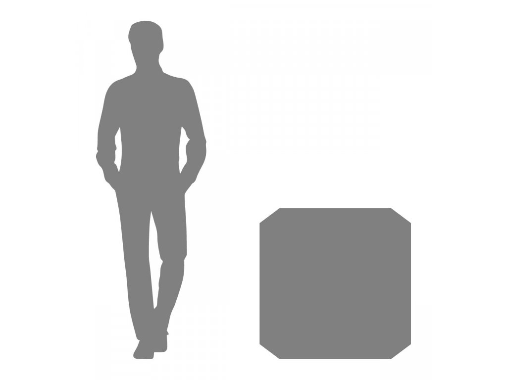 YATE JUNIOR Polimix terč, R 80 x 80 x 9 cm