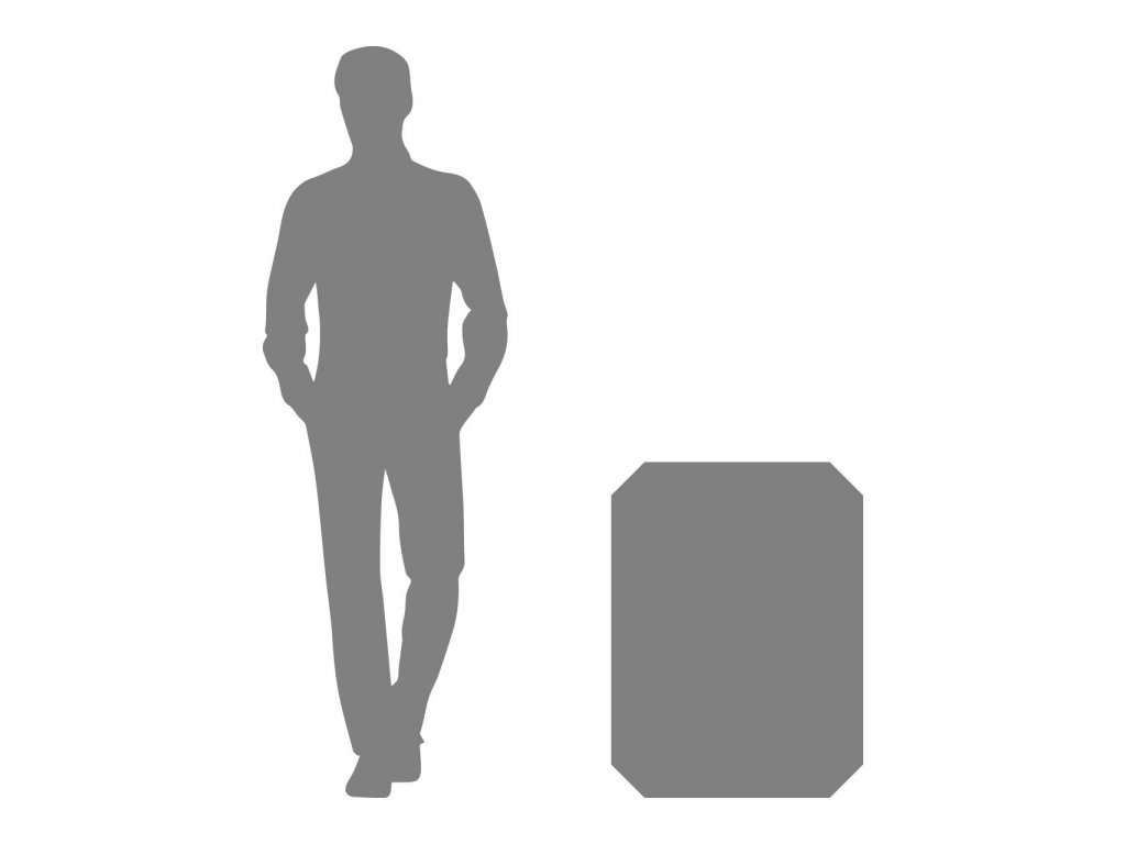 YATE JUNIOR Polimix terč R 80 x 60 cm se závěsem