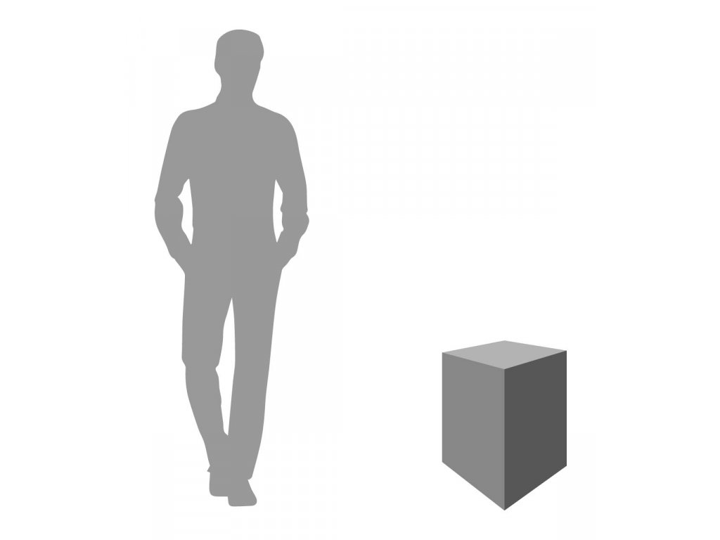 YATE BLOCK Polimix terč, 40 x 40 x 60 cm, var. 2 se závěsem