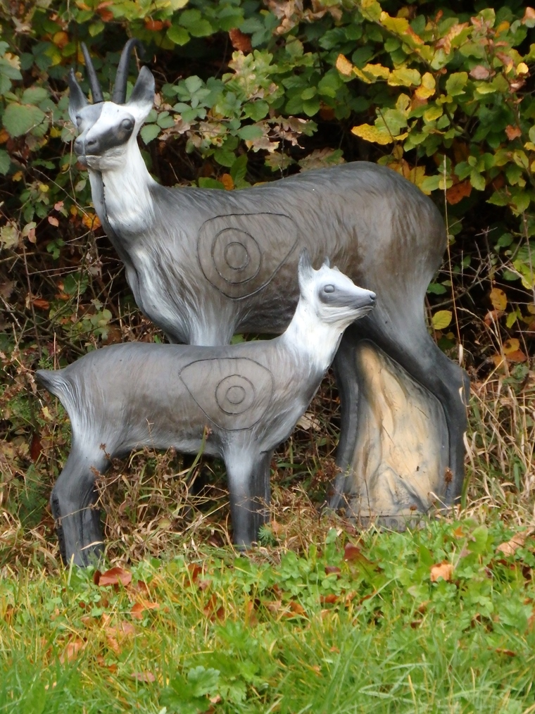 3D terč kamzík, terč Leitold