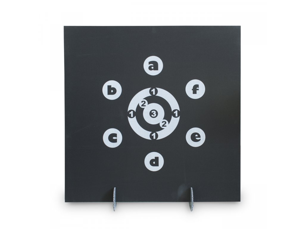 SET START 04 Terčovnice Yate, 80 x 80 x 7 cm + stojan PP HD