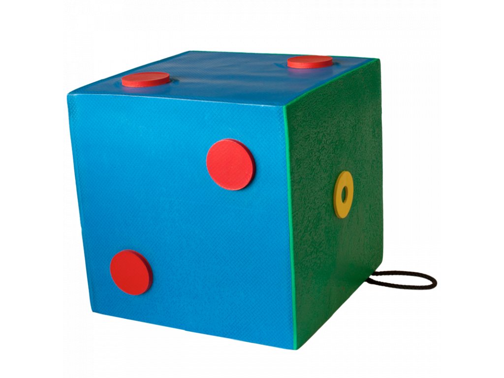 YATE CUBE Polimix terč, 30 cm, barevná, se závěsem, var. 1
