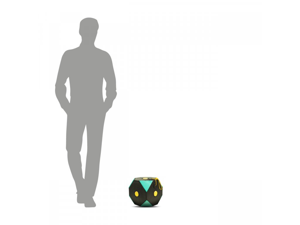 YATE Cube Polimix terč, černá-zelená, var. 8