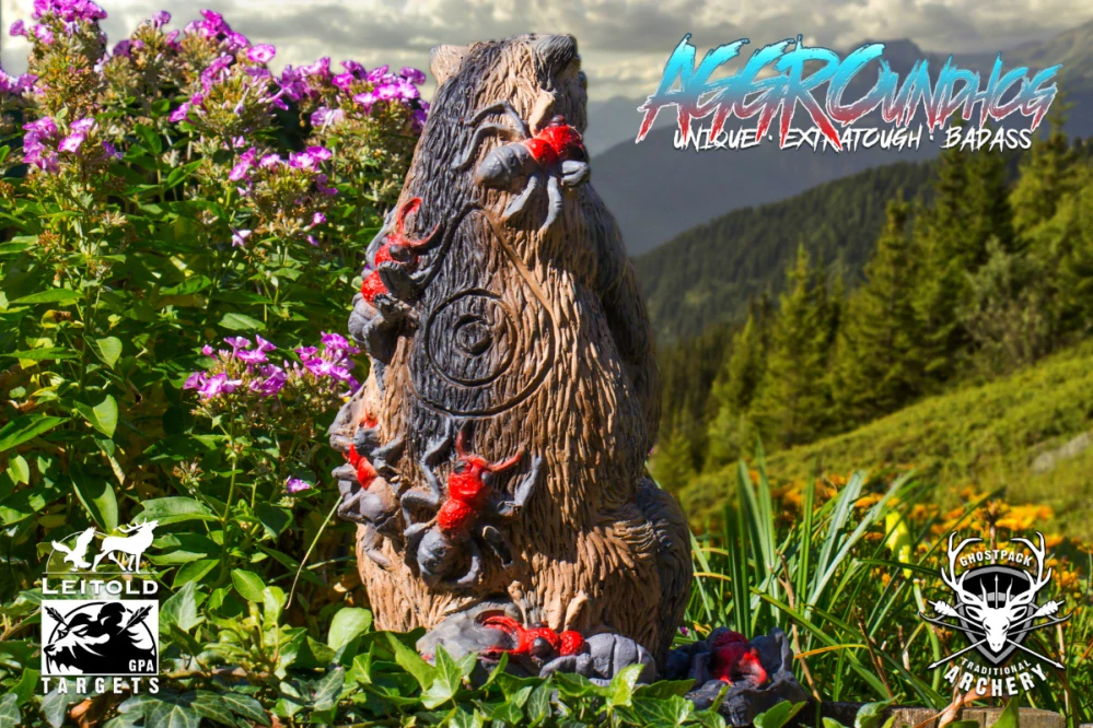 3D terč svišť, terč leitold, pro lukostřelbu