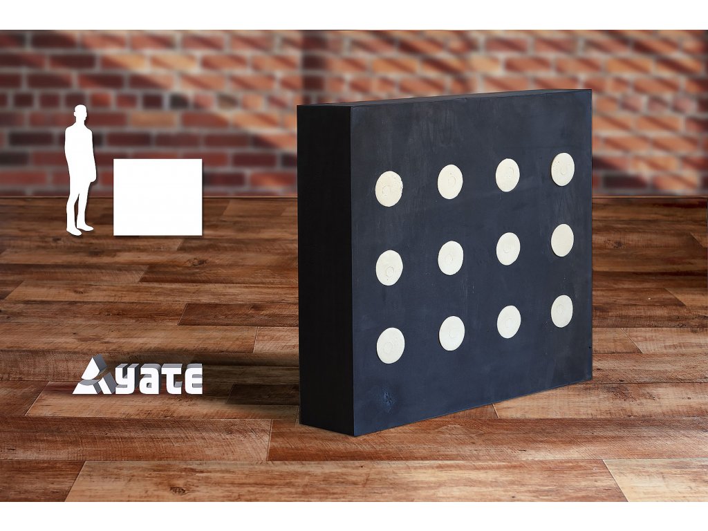 YATE Sandwich LDX terčovnice, 95 x 90 x 21 cm + 12 x INS DURA 10