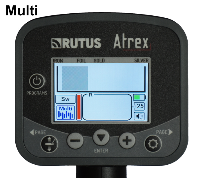 Detektor kovů Rutus Atrex 29 DD