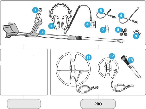 Detektor kovů Mars MD Gauss Pro