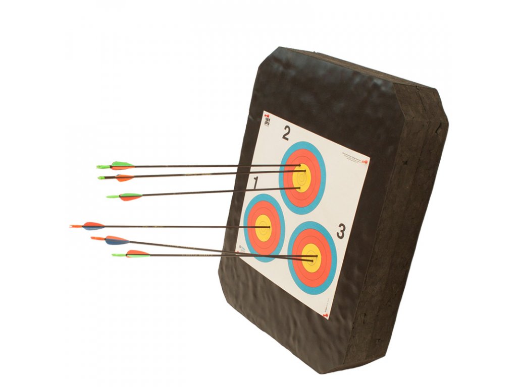 YATE DOUBLE Polimix terč, R 80 x 60 x 19 cm