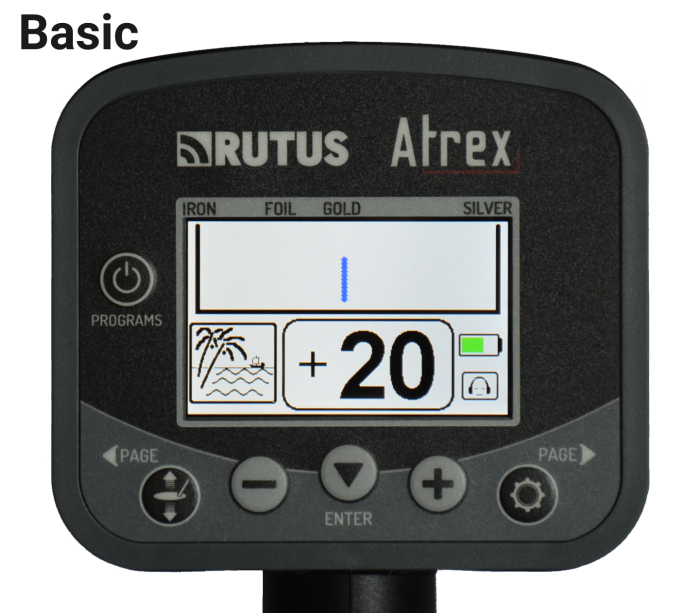 Detektor kovů Rutus Atrex 28 DD