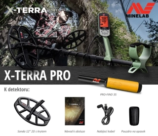 Detektor kovů Minelab X TERRA PRO, Pro Find 35