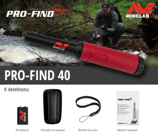 Dohledávací detektor kovů Minelab PRO FIND 40