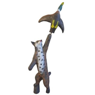 3D terč stojící rys a kachna, terč Leitold