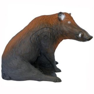 3D terč sedící prase, divočák, terč Leitold