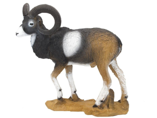 3D terč muflon na podstavci