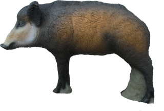 3D terč divoké prase, divočák SRT