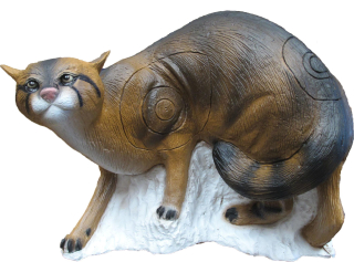 3D terč divoká kočka, terč SRT