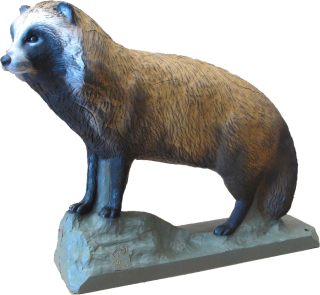 3D terč musmarsky psík mývalovitý, terč SRT