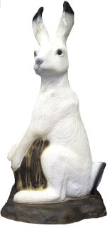 3D terč zajíc sněžný, terč Leitold