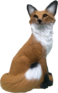 3D terč sedící liška, terč SRT