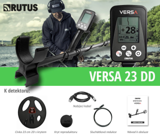 Detektor kovů Rutus Versa 23 cm DD