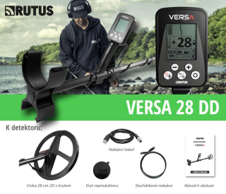 Detektor kovů Rutus Versa 28 cm DD