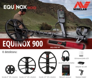 Detektor kovů Equinox 900